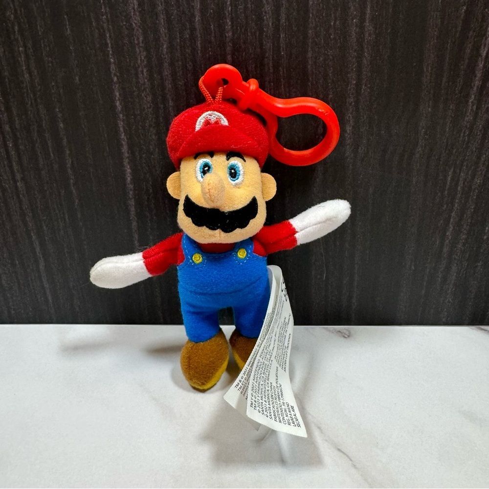 Nintendo Super Mario Plush Toy with Red and Blue